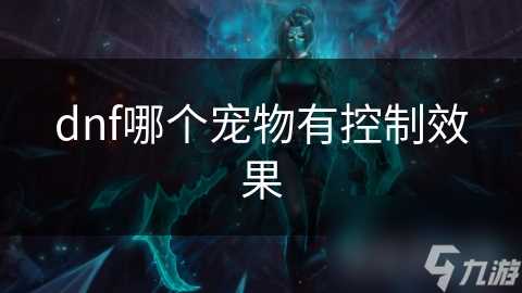 dnf哪个宠物有控制效果