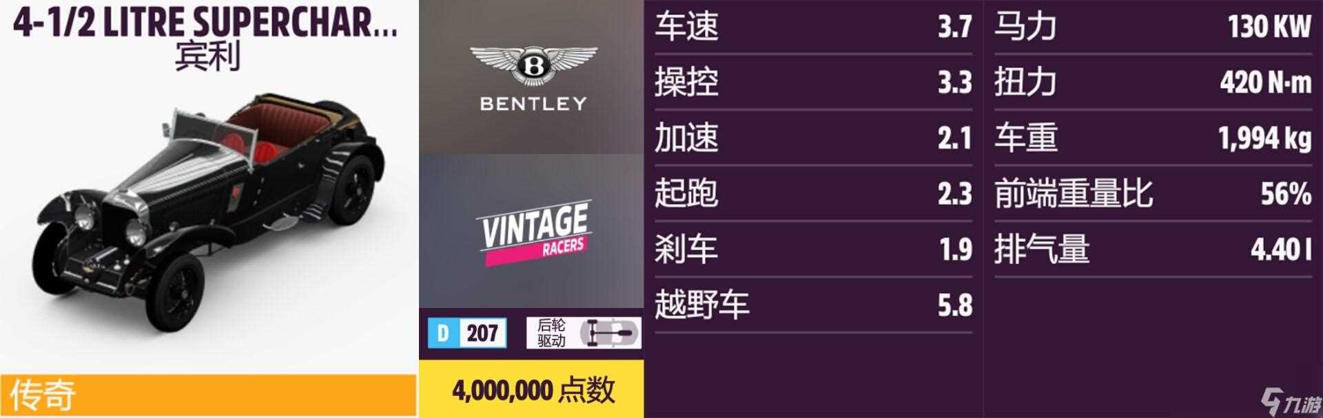 《极限竞速 地平线5》宾利全车辆获取方法介绍