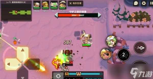 坎公骑冠剑70级水属性魔镜裂痕副本第一关攻略 坎公骑冠剑攻略介绍