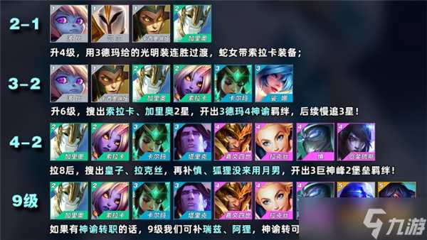 金铲铲之战S9神谕奶妈阵容推荐