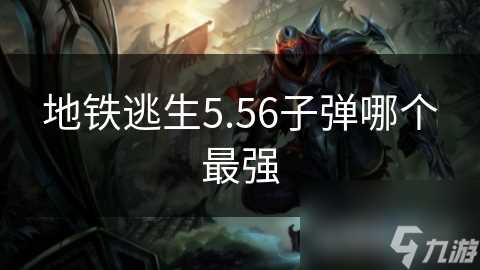 地铁逃生5.56子弹哪个最强