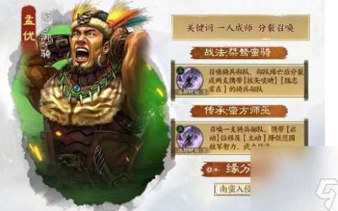 三国志战棋版孟优阵容搭配