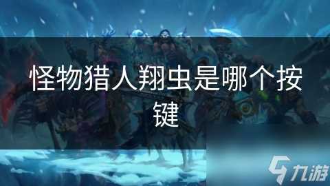 怪物猎人翔虫是哪个按键