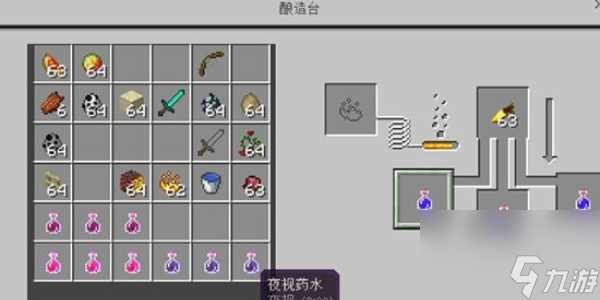 我的世界药水配方大全