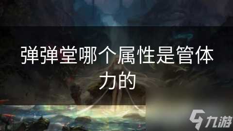 弹弹堂哪个属性是管体力的
