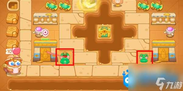 《保卫萝卜4》法老归来第110关通关攻略