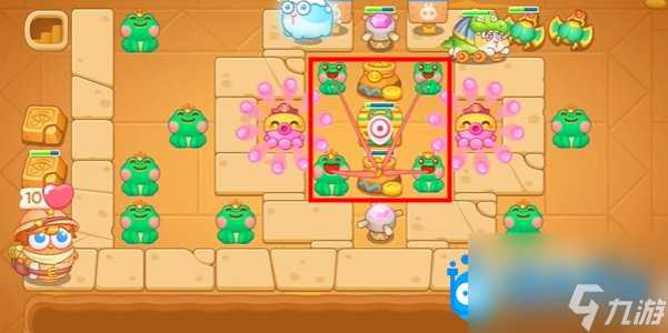 《保卫萝卜4》法老归来第110关通关攻略