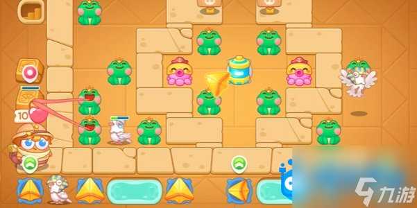 《保卫萝卜4》法老归来第110关通关攻略