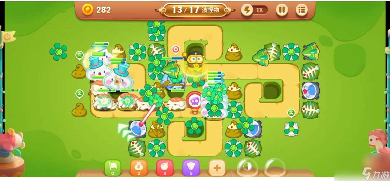 守卫萝卜3集市60关攻略