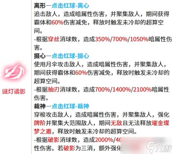 战双帕弥什莉莉丝谬影技能什么样-战双帕弥什莉莉丝谬影技能解析