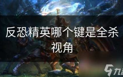 反恐精英哪个键是全杀视角