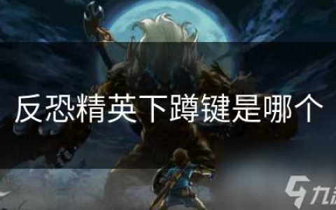 反恐精英下蹲键是哪个