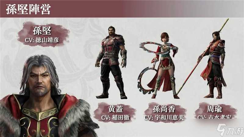 真三国无双起源孙坚阵营介绍-真三国无双起源孙坚阵营有谁